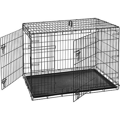 AmazonBasics Double Door Folding