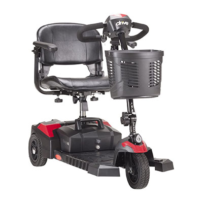 drive medical spitfire scout 3 compact travel scooter