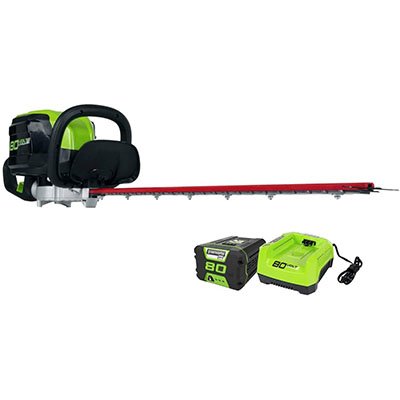 greenworks pro hedge trimmer