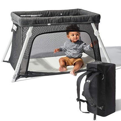 lotus travel crib and portable