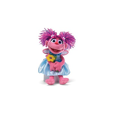sesame street abby with flowers stuffed animal