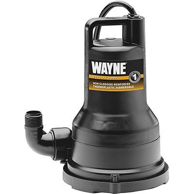 wayne vip50 1:2 hp thermoplastic portable electric water removal pump